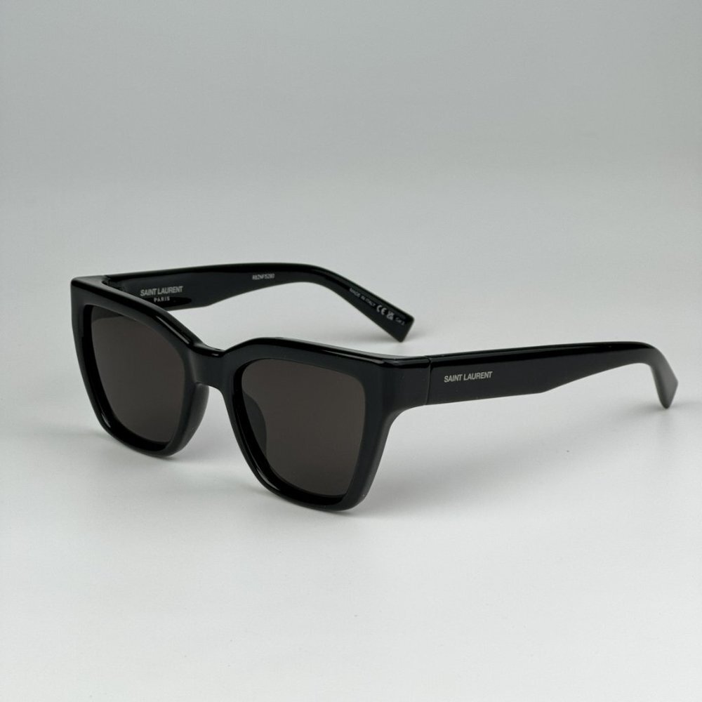 Saint Laurent SL641 001 BRAND NEW Sunglasses Black Cat Eye Unisex - Picture 10 of 14